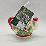 2019 Old World Christmas Holly Teapot Ornament Glass Mouth Blown Hand Painted. Fixed Price $24.99.