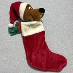 Scooby Doo Warner Bros Christmas Stocking Plush Santa Red Scarf 1997 Vintage. Fixed Price $24.87.
