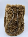 Vintage Genuine Kangaroo Fur Bag Purse Cinch Sack Boho Small Pouch Ka-ha. Fixed Price $34.99.
