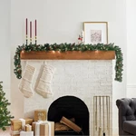 National Tree Company Pre-lit Artificial Christmas Garland Green Plug In 9' New. Fixed Price $29.99.