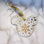 Disney 4" Magical Christmas Day Parade 2019 Snowflake Mickey Ceramic Ornament. Fixed Price $12.98.