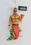 December Diamonds Big Watermelon Lovers Summer Merman Ornament 2021. Fixed Price $49.95.