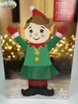 Holiday Time Christmas Elf 4FT Tall Airblown Inflatable Brand New Box. Fixed Price $16.95.