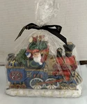 Christopher Radko All Welcome Santa Train Candle Holiday Christmas 8 Inch. Fixed Price $44.99.