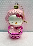 Hello Kitty Pink Eskimo Seal Blown Glass Holiday Ornament 2007 Sanrio. Fixed Price $39.99.