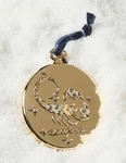 Anthropologie Lou Benesch Zodiac Ornament Gold Plated Scorpio" Nwt Christmas. Fixed Price $21.99.