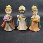 Lefton Three Wise Men 2048 Christmas Nativity Set Of 3 Ceramic Figurines 5" Tall. Fixed Price $32.97.