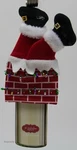 Christmas Nicholas Square Santa The Chimney Wine Bottle Dressing Cover Nwt. Fixed Price $27.99.