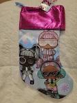Lol Surprise Christmas Stocking By Ruz 15" New. Fixed Price $7.99.