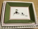 2005 Hallmark Peanuts Snack Trays Snow Business - Set Of 3 New Box. Fixed Price $22.99.