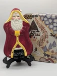 Block Gear Father Christmas Candy/cookie Tray Plate Santa Clause Nicholas. Fixed Price $19.95.