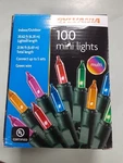 Sylvania 100 Mini Lights Multicolored New. Fixed Price $9.99.