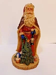 World Bazaar Holiday Collection Old Santa Victorian Resin Statue. Fixed Price $14.95.