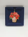 Chemart Beacon Design 57182 Poinsettia Basket Made Usa Christmas Ornament 3D. Fixed Price $23.99.