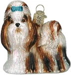 Old World Christmas Glass Blown Ornament For Tree, Shih Tzu. Fixed Price $14.14.