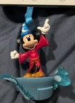 Disney Fantasia Sorcerer Mickey Mouse Sketchbook Christmas Ornament New With Tag. Fixed Price $17.00.