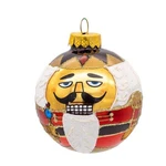 Kurt Adler Glass Nutcracker Design Ball Ornaments, 65MM, Multi Color. Fixed Price $27.99.