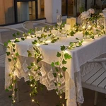 Green Leaf String Lights 5/10M Artificial Ivy Vine Fairy Wedding Party. Fixed Price $19.99.