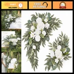 Faux Flower Swag For Wedding Sign - Pack Of 2, Floral Decor Ceremony & Recep. Fixed Price $67.99.