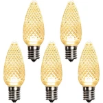 25 Pack C9 Led Replacement Christmas Bulbs For Outdoor String Lights, 0.8W. Fixed Price $42.36.