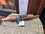 Wooden Rolling Pin Tree Engraved Hearth & Hand Magnolia 16" Christmas Pattern. Fixed Price $19.99.