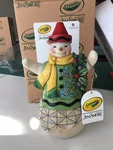 Jim Shore Crayola Snowman Figurine 6009134 Color Merry New 2021. Fixed Price $29.99.
