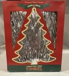 Christopher Radko Silver Christmas Tree Tinsel 18 B17. Fixed Price $24.99.