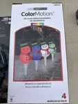 Gemmy Led Lightshow Colormotion Set Of 4 Deluxe Snowman Pathway Christmas. Fixed Price $49.99.