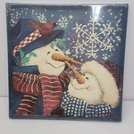 2015 Hobby Lobby Snowman Couple, Cardinal Canvas Wall Art 12X12X1. Fixed Price $10.50.