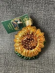 Old World Christmas Sunflower With Ladybug Garden Glass Blown Ornament Nwt. Fixed Price $19.50.