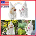 White Wizard Gnome Middle Finger Garden Smoking Yard Lawn Ornament Statue Decor. Fixed Price $10.31.