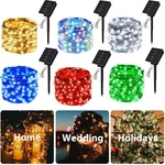 Solar Fairy Lights Outdoor String Garden 100-300LED Christmas Decor. Fixed Price $10.69.