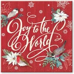Punch Studio Christmas Beverage Napkins, Season's Tweeting. Fixed Price $9.50.