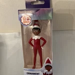 The On Shelf Christmas Ornament - Brown Eyed Dark Skin Boy New!. Fixed Price $10.00.