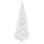 Northlight 6.5' White Georgian Pine Slim Artificial Christmas Tree, Unlit. Fixed Price $125.49.