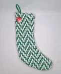 Target Wondershop 17" Knit Christmas Stocking Green & White. Fixed Price $19.99.