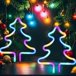 Christmas Tree Light Signs For Bedroom Bedside Dorm Wall Decor,neon Ligh.... Fixed Price $24.68.