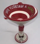 Grasslands Red Martini Glass Ornament Have Yourself Merry Little Cocktail Xmas. Fixed Price $12.95.
