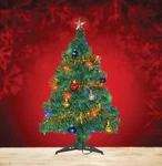 2 Ft Artificial Pvc Christmas Tree W/stand/ul Light String/ornaments/garland. Fixed Price $23.95.
