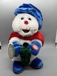 Vintage Dandee 11" Light Up Christmas Snowman Sings Let It Dances. Fixed Price $49.99.