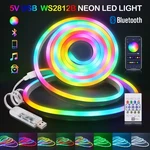 5V Usb Neon Led Strip Lights Rgb Flexible Waterproof WS2812B With Remote 3M. Fixed Price $25.99.