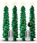 4PCS Christmas Tree Flameless Candles With Remote Timer,led Batte.... Fixed Price $16.78.