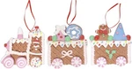 Needzo Gingerbread Train Ornaments, Glittery Christmas Tree Decorations,.... Fixed Price $25.90.