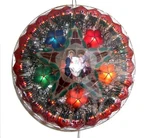 Parol Christmas Lantern Nativity Capiz Philippines 22 Tala Light Flashing Decor. Fixed Price $109.95.