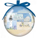 Cape Shore Christmas Ball Ornament Coastal Collage, Retirement/beach Lover Gif. Fixed Price $15.44.