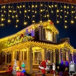 60FT 612 Led Outdoor Christmas Lights - 136 Ice Drops, Pro Modes With Time.... Fixed Price $37.75.
