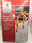Home Accents 10 In Candy Cane Stake Pathway Lights 19 Ft 3 New 782 491. Fixed Price $35.00.