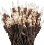 612 Vermont 50 Mini Christmas String Lights Light, Clear, Brown. Fixed Price $16.99.