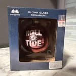 Evergreen Blown Glass Ornament Alabama Crimson Tide. Fixed Price $10.00.