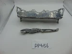 Vintage Arthur Court Aluminum Serveware Magnolia Cracker Keeper Tray & Knife. Fixed Price $29.99.
